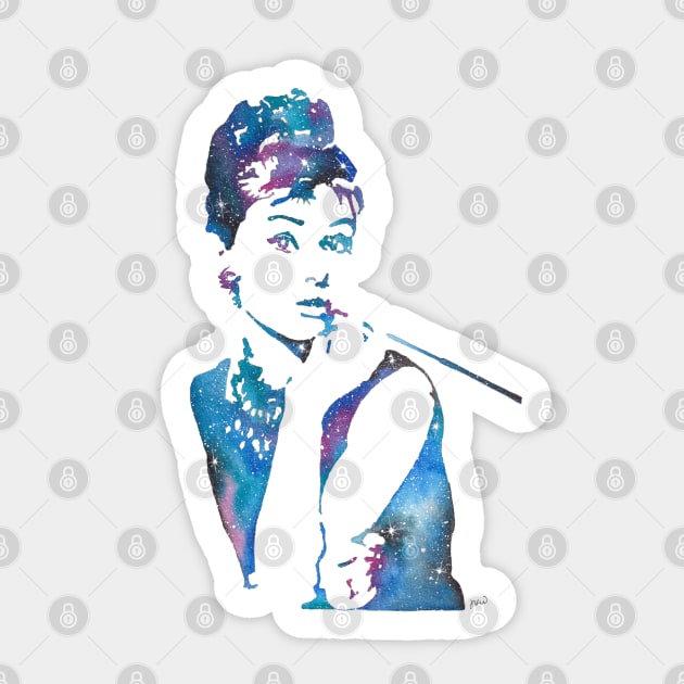 Audrey Sticker by The Paintbox Letters